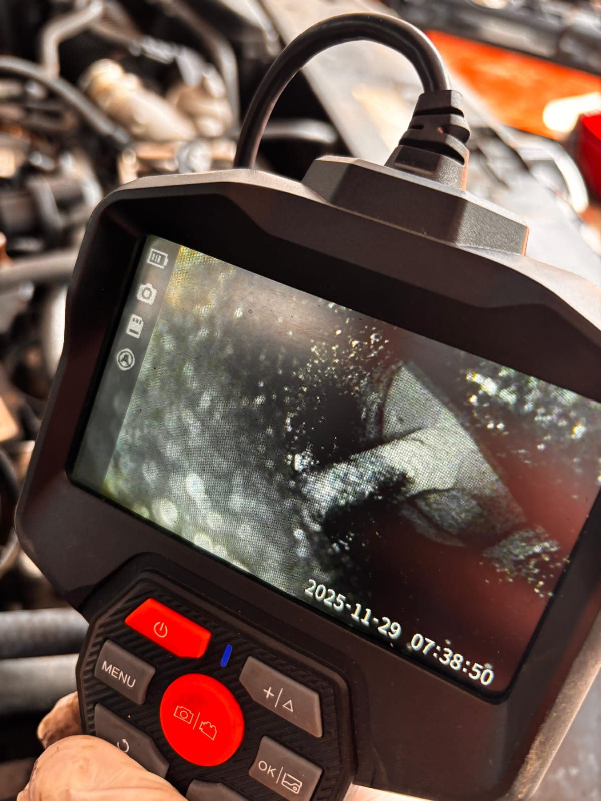 Diagnostik endoskop motor içi muayene Sakarya